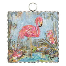 Mini Flamingo Standing Print