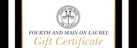 Fourth and Main Gift Certificate