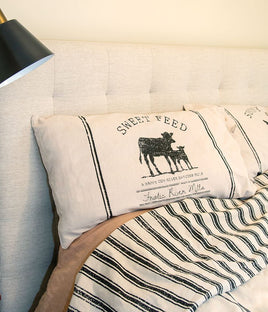 Sweet Feed Farmhouse Stripe King Pillow Sham