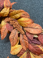 Fall Leaf Wreath 24”
