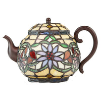 6.5"H Harleigh Yellow Teapot Accent Lamp