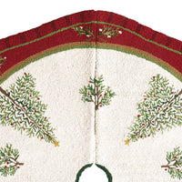 Holiday Pine Hook Tree Skirt