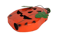 Happy Halloween Metal Pumpkin