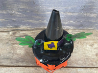 Hatty the Halloween Metal Pumpkin