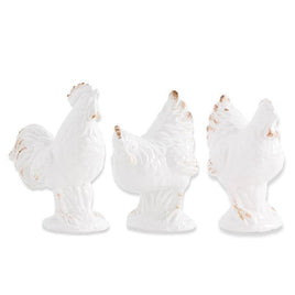 White Ceramic Hen