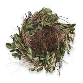 5.5" Boxwood& Grass Nest