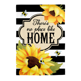 There's No PLace Like Home Garden Flag