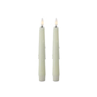 Set of 2 8 Inch LED Drip Taper Candles
