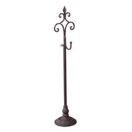 Adjustable Wreath & Purse Stands: Brown