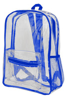 Color Outlined Clear PVC Backpack