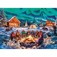 A Night of Northern Lights 1000 Piece Jigsaw Puzzle