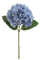 18"Hydrangea, 7" Diameter Blue Faux