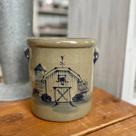 Rowe Pottery 1 Gallon Crock- Barn