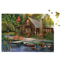 Lakeside Cabin 1000 Piece Jigsaw Puzzle