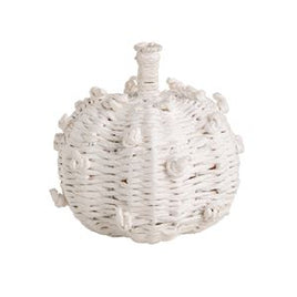 White Woven Knot Pumpkin