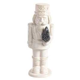 Large White Ceramic Nutcracker