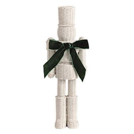 Large Resin Wicker Nutcracker