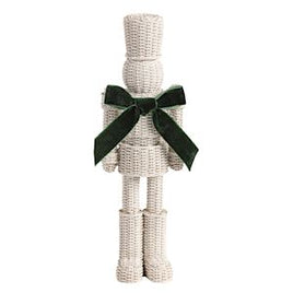 Small Resin Wicker Nutcracker