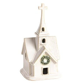 Wreath Pressed Lace Church Sitter