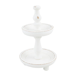 White Tiered Tray