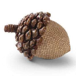 Resin Acorn with Pinecone Top