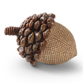 Resin Acorn with Pinecone Top