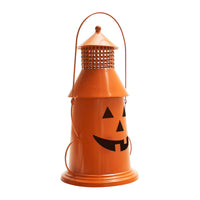 Orange Jack O Lantern Candle Holder