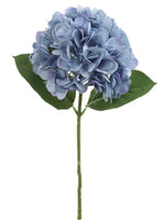 18"Hydrangea, 7" Diameter Blue Faux