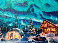 A Night of Northern Lights 1000 Piece Jigsaw Puzzle
