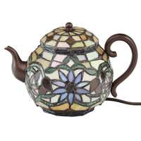 6.5"H Harleigh Yellow Teapot Accent Lamp