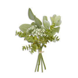 13 Inch Mixed Green Foliage with Berries Bundle