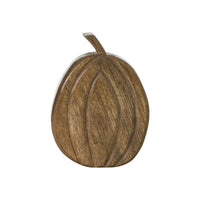 Walnut Wood Pumpkin 8" Rustic Farmhouse Fall Decor