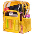 Clear Backpack Bookbag For School XL Various Colors