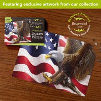 American Freedom Eagle 1000 Piece Jigsaw Puzzle
