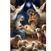 Christ Is Born Garden Flag