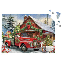 Country Christmas 1000 Piece Jigsaw Puzzle
