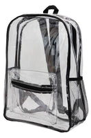 Color Outlined Clear PVC Backpack