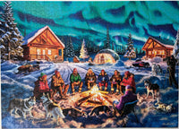 A Night of Northern Lights 1000 Piece Jigsaw Puzzle