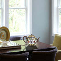 6.5"H Harleigh Yellow Teapot Accent Lamp