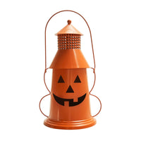 Orange Jack O Lantern Candle Holder