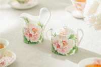 Empire Peony Bone China Sugar and Creamer Set