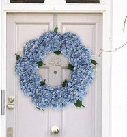 24" Blue Hydrangea Wreath - Stunning Artificial Floral Decor