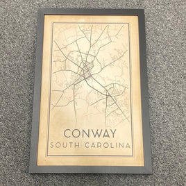 Vintage Conway Map Art