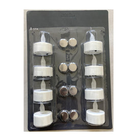 Cream Tealight Candles with Timers