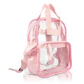 Clear Backpack Bookbag Smooth Plastic