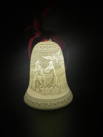 Nativity Scene Bell Ornament with LED and Timer
