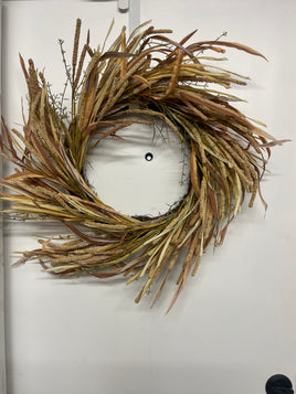 Mixed Fall Grass Wreath