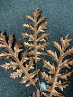 Giant Metallic Sharktooth Fern Spray 40" - Copper
