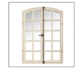 42” Distressed Antique Hardware Mirror