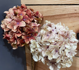 Hydrangea Pick with Gold Dusting
